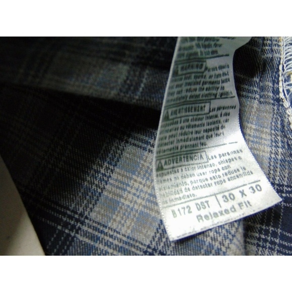 Carhartt 30 x 30 Flannel Lined Blue Jean M Relaxed - Picture 3 of 5